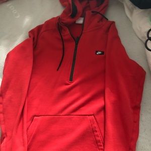 Men’s red Nike hoodie